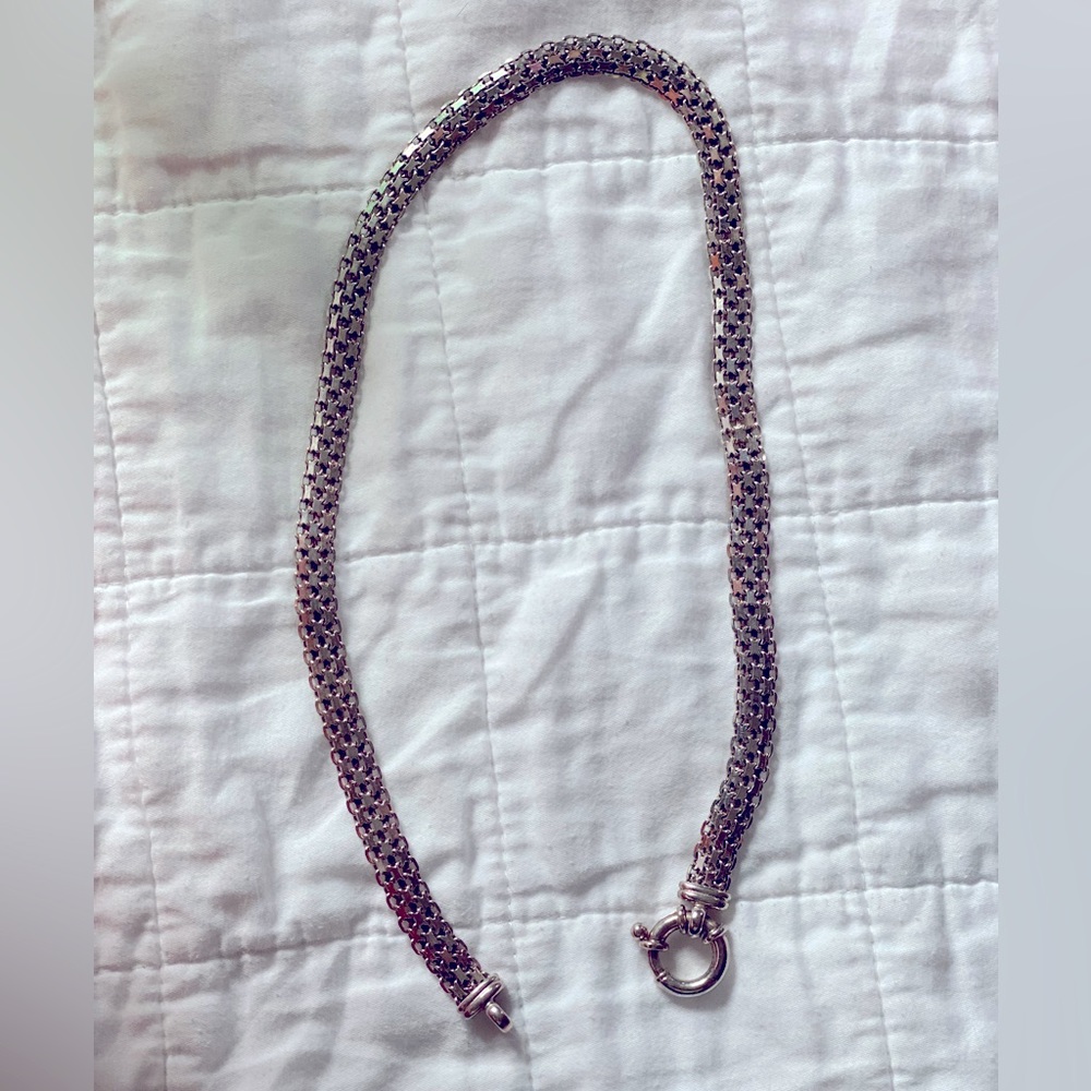 Italian sterling chain necklace